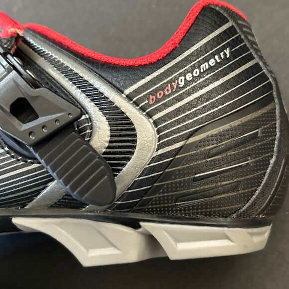 Specialized Comp MTB Mens Cycling Shoes Sz Black Red SPD Cleats Body Geometry main image 9